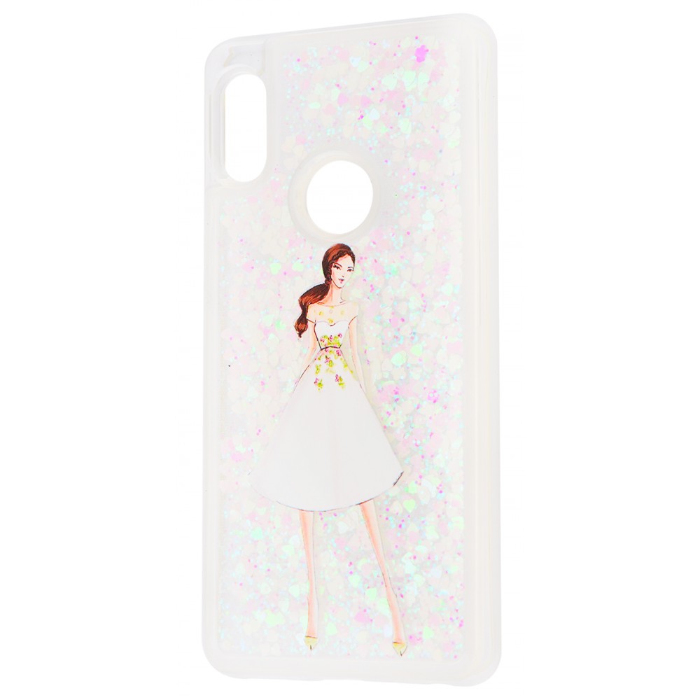 Накладка Lovely Stream для Huawei Y7 2019 (girl in white dress)-0